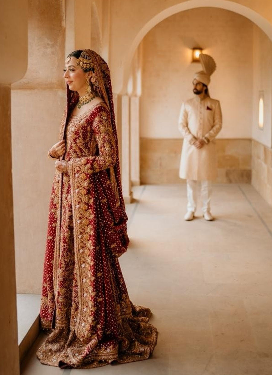 A Signature #FarahTalibAziz Classic Red Bridal