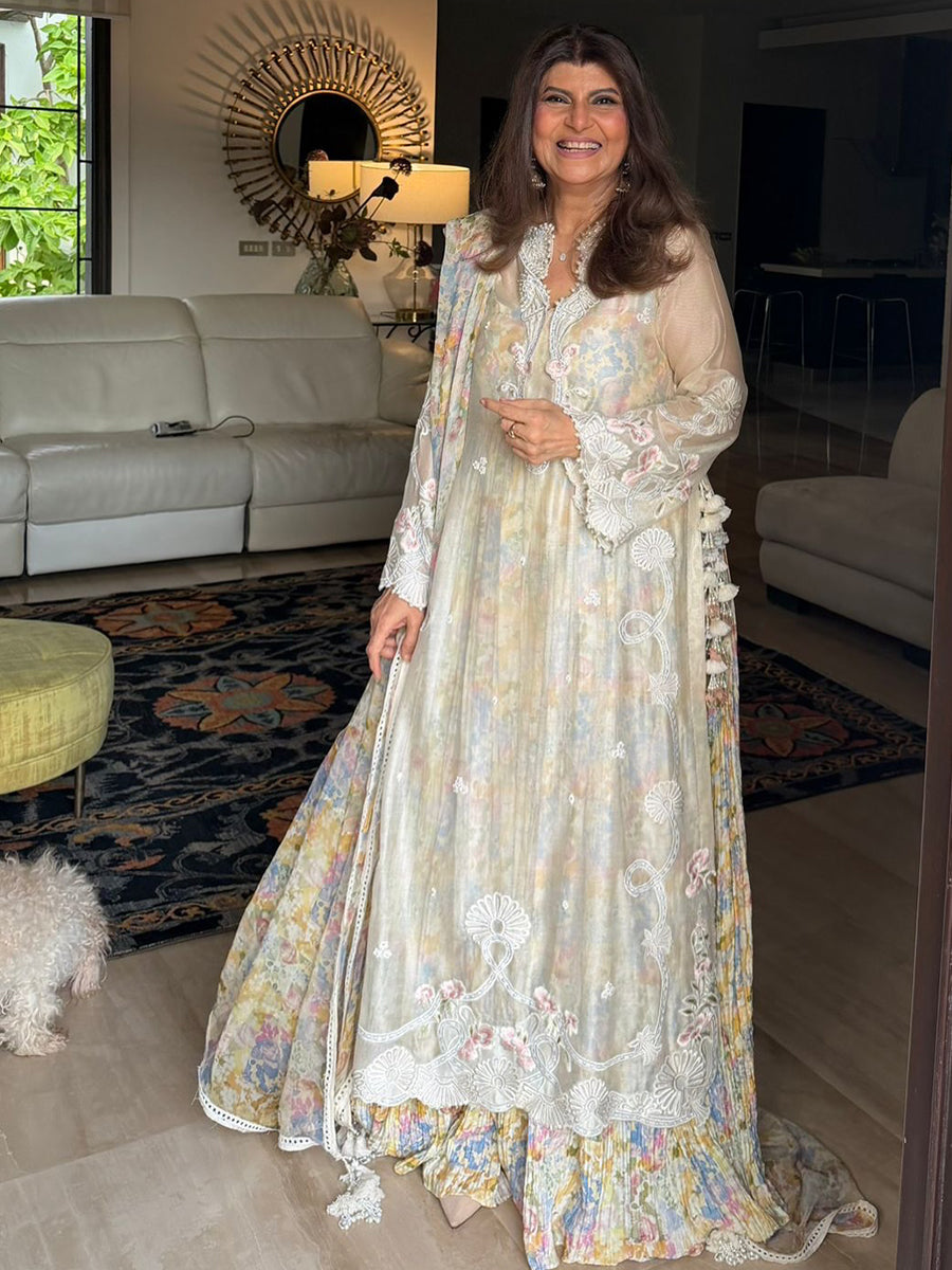 Rubia Ashraf in Josie Shirt, Inner And Dupatta Set