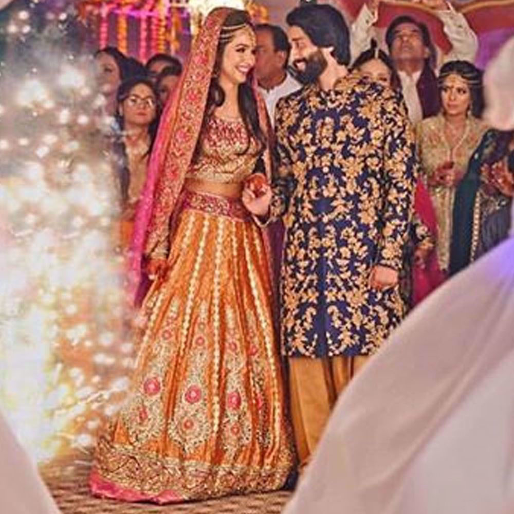 Picture of Show stopping Farah Talib Aziz Mehndi brides that leave you mesmerised