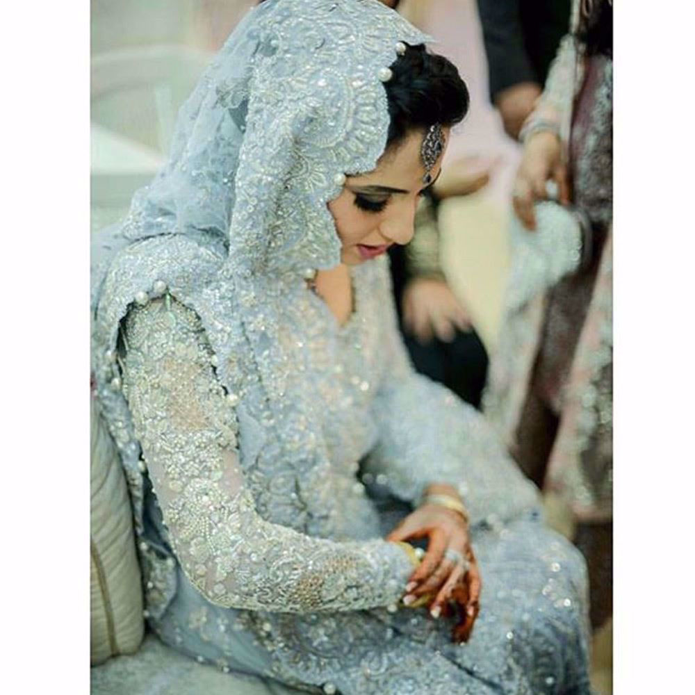Picture of Mid week blues with shimmering Farah Talib Aziz Brides