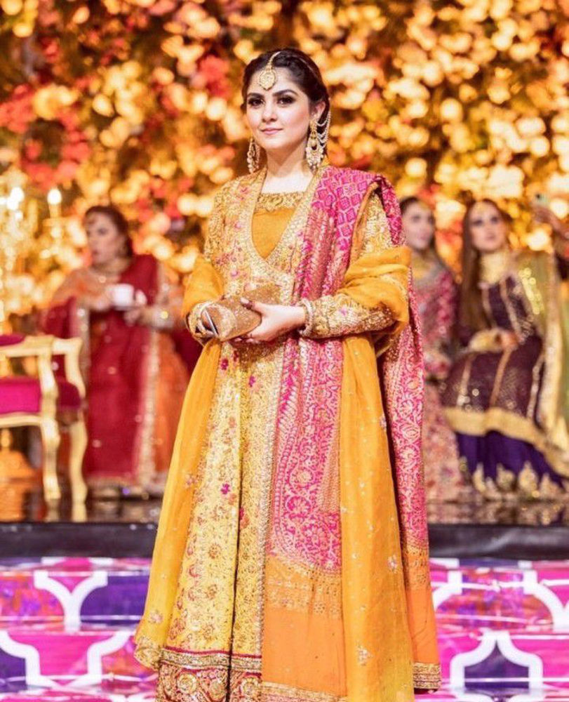Picture of Rabia Wahab is a real head-turner in a #FarahTalibAziz forever favourite - the kalidaar, in perfectly festive colours