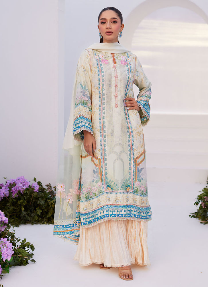 Farah Agha Pret Solids Raw Silk  2 Piece Suit Grace