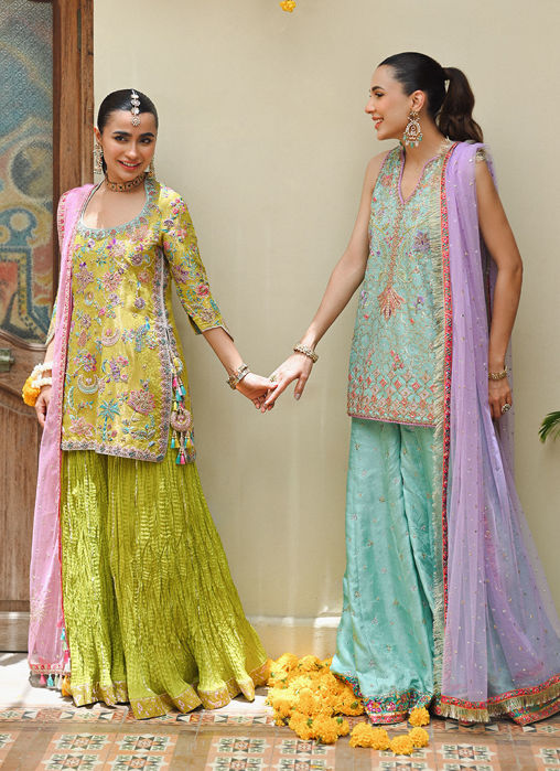 Eirlys Aqua Short Shirt And Do-Paincha Dhakha