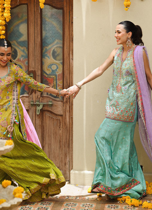Eirlys Aqua Short Shirt And Do-Paincha Dhakha