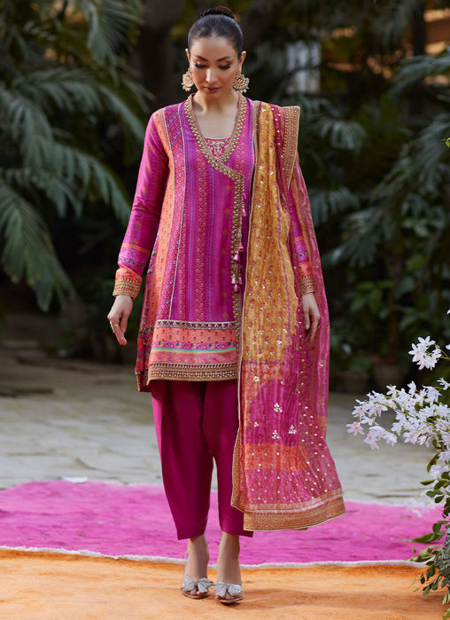 Sibel Short Angharka And Dupatta
