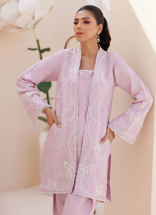 Layana Lavender Jacket With Slip
