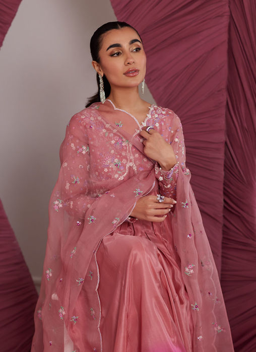 Wylie Watermelon Kalidaar And Dupatta