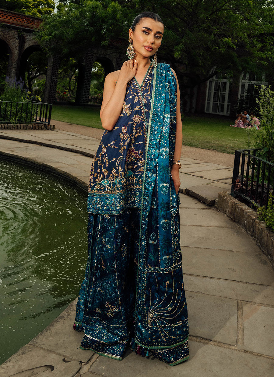 Ryza Blockprinted Short Shirt And Dhaka