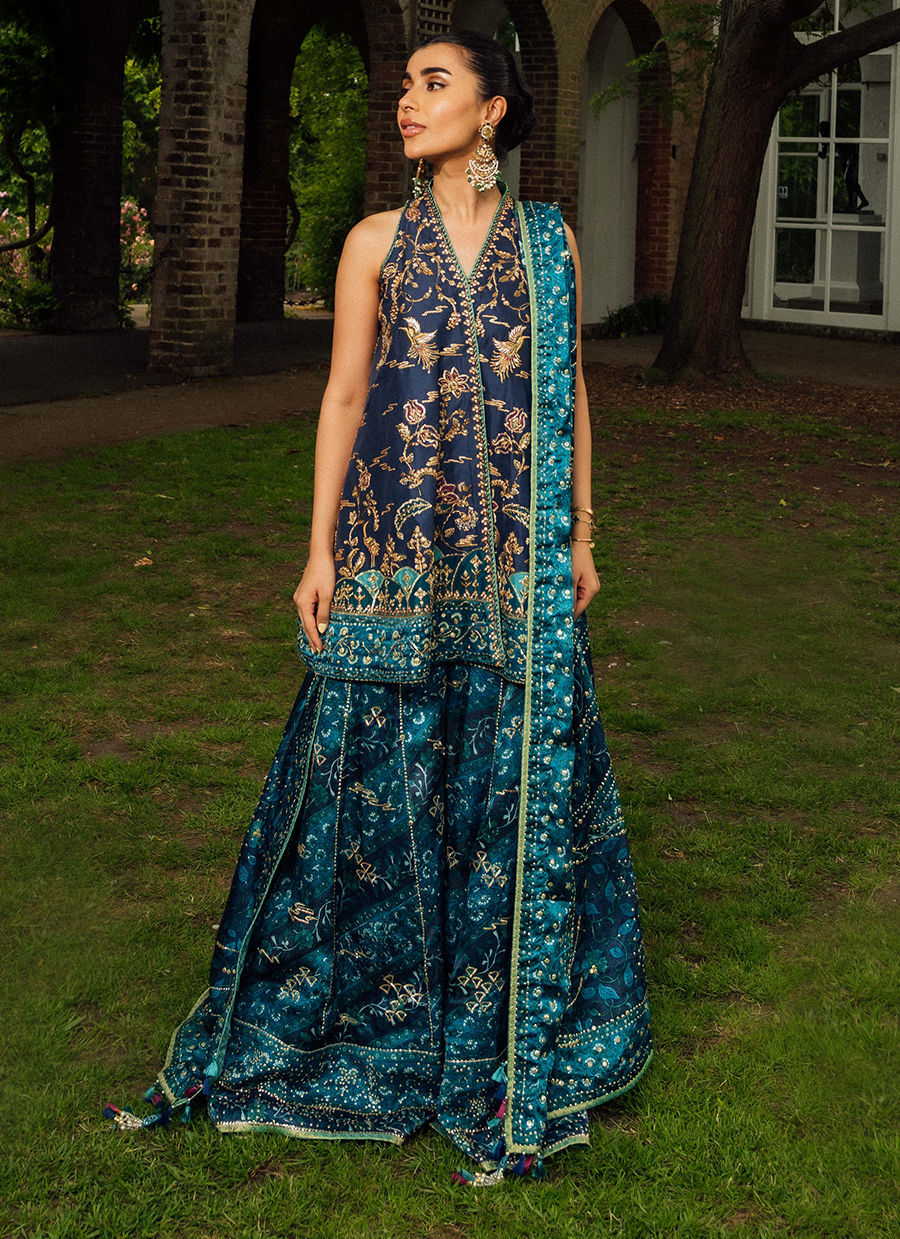 Ryza Blockprinted Short Shirt And Dhaka