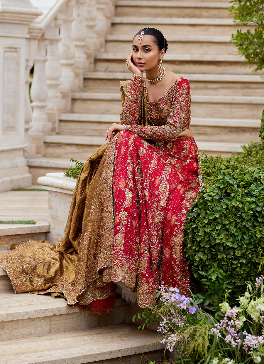 Mahvash Scarlet Lehnga Choli