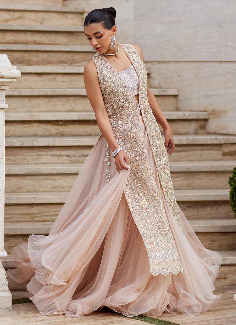 Gulzarey Organza Jacket