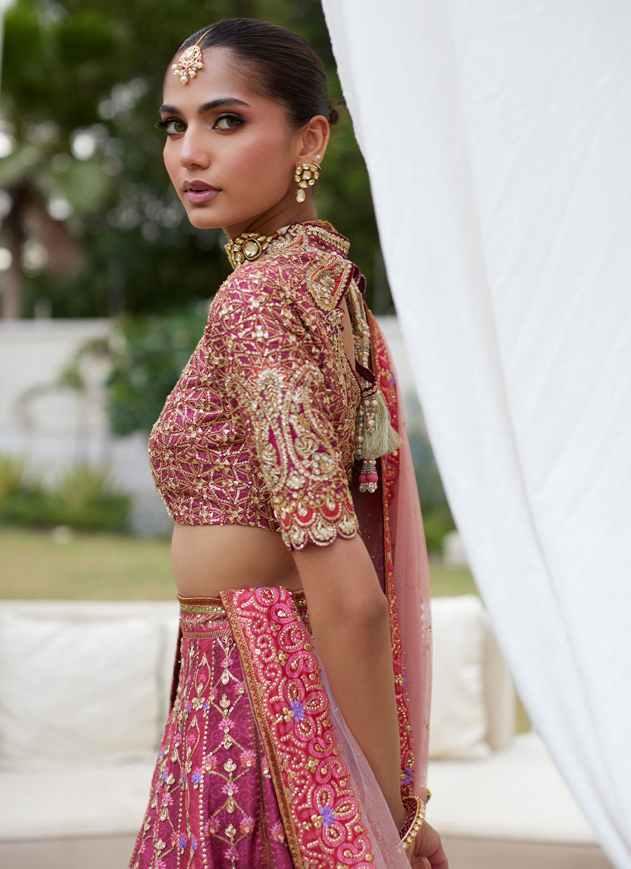 Alira Magenta Lehnga Choli