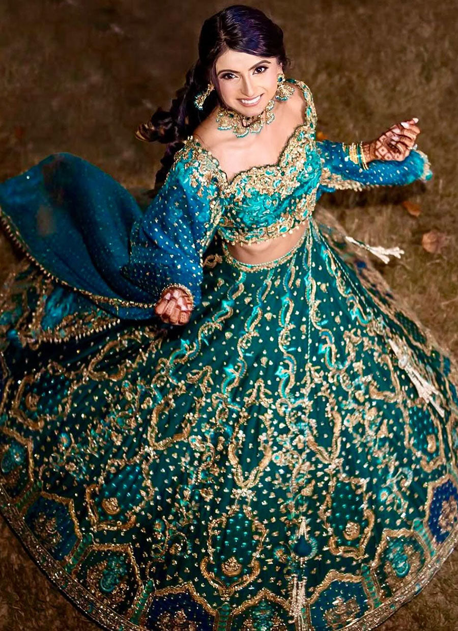 A Signature #FTA Deep Emerald Green Bridal