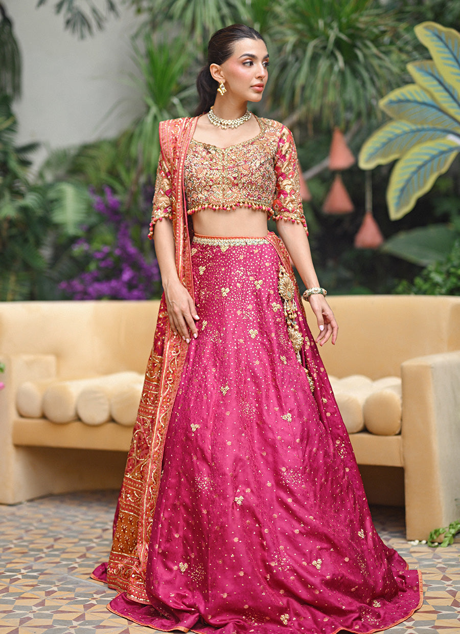 Lilys Magenta Pink Lehnga Choli