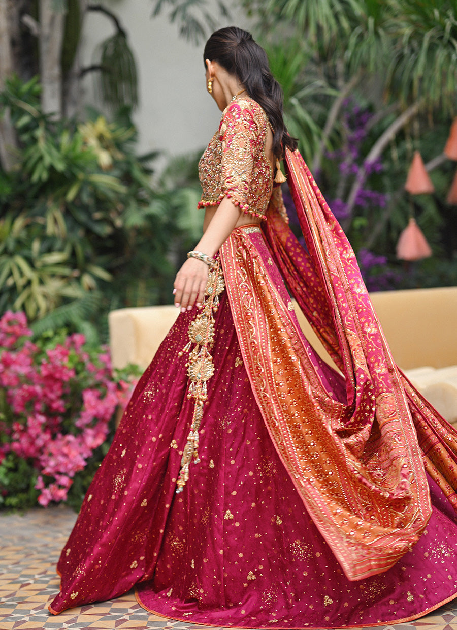 Lilys Magenta Pink Lehnga Choli
