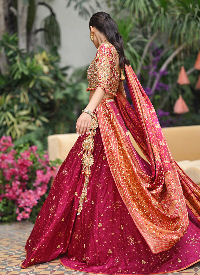 Lilys Magenta Pink Lehnga Choli