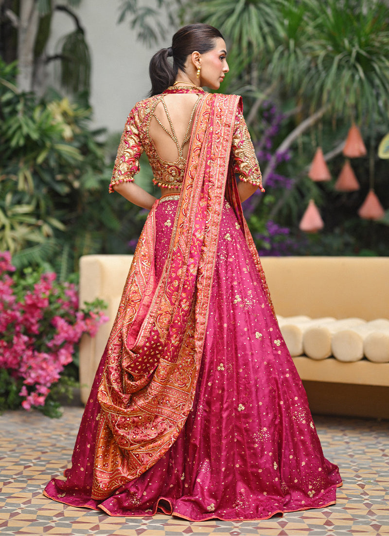 Lilys Magenta Pink Lehnga Choli