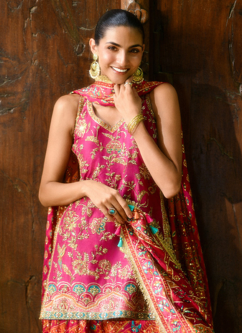 Halima Block Print Shirt And Dhaka