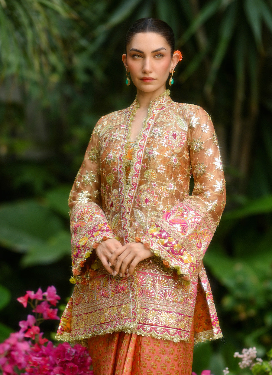 Verity Jacket And Dhoti-Draped
