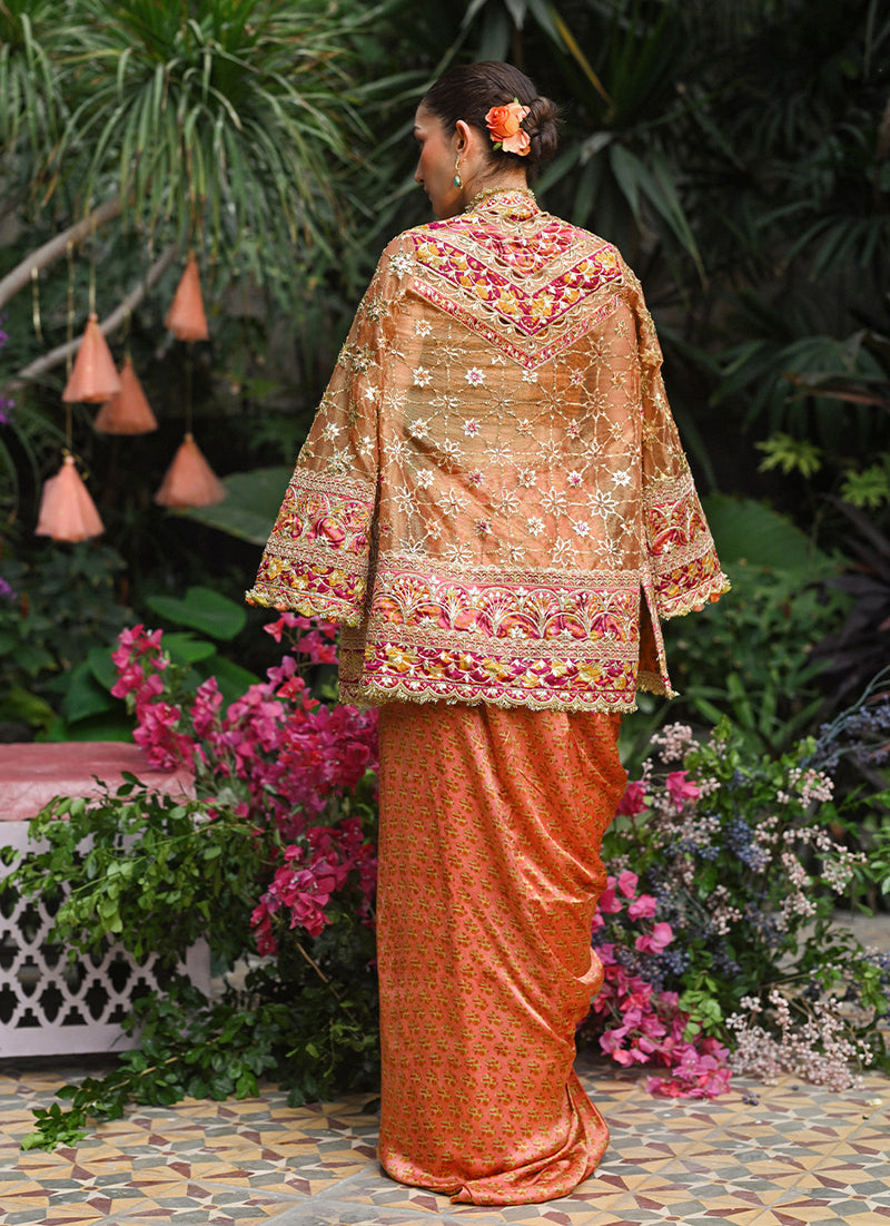 Verity Jacket And Dhoti-Draped