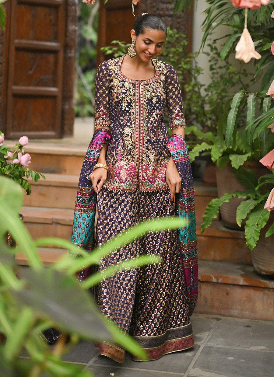 Lumen Short Kurta And Sharara