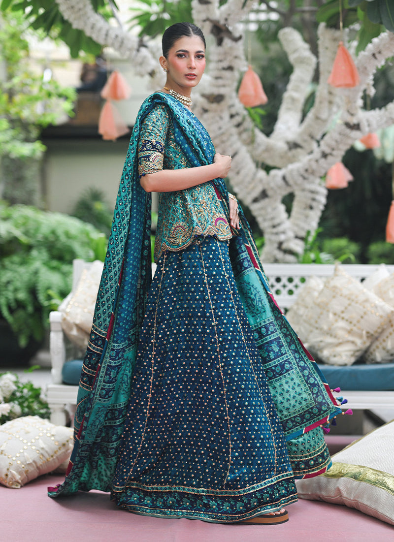 Zola Block Printed Peplum