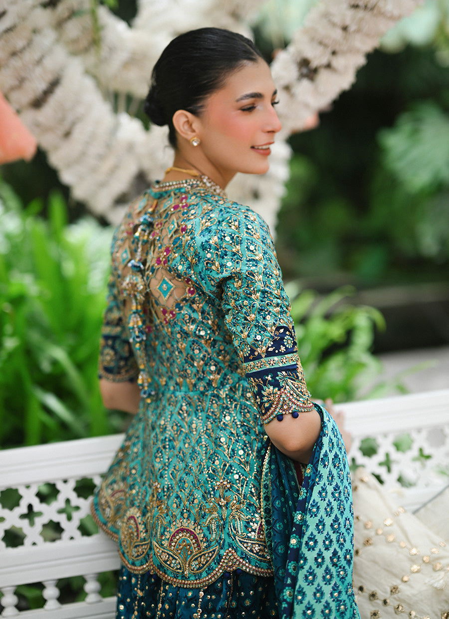 Zola Block Printed Peplum
