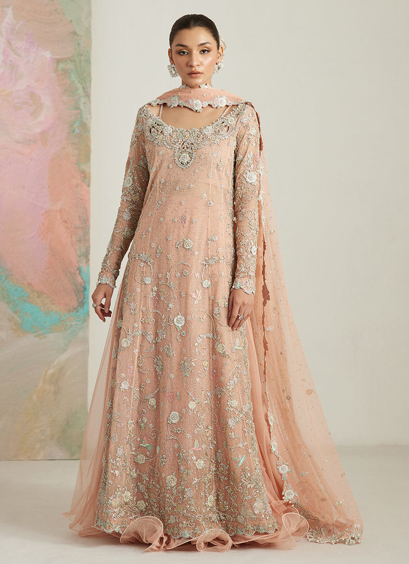 Larissa Paneled Shirt And Lehnga