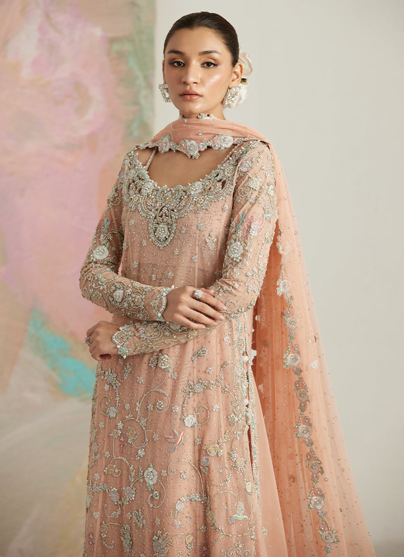Larissa Paneled Shirt And Lehnga