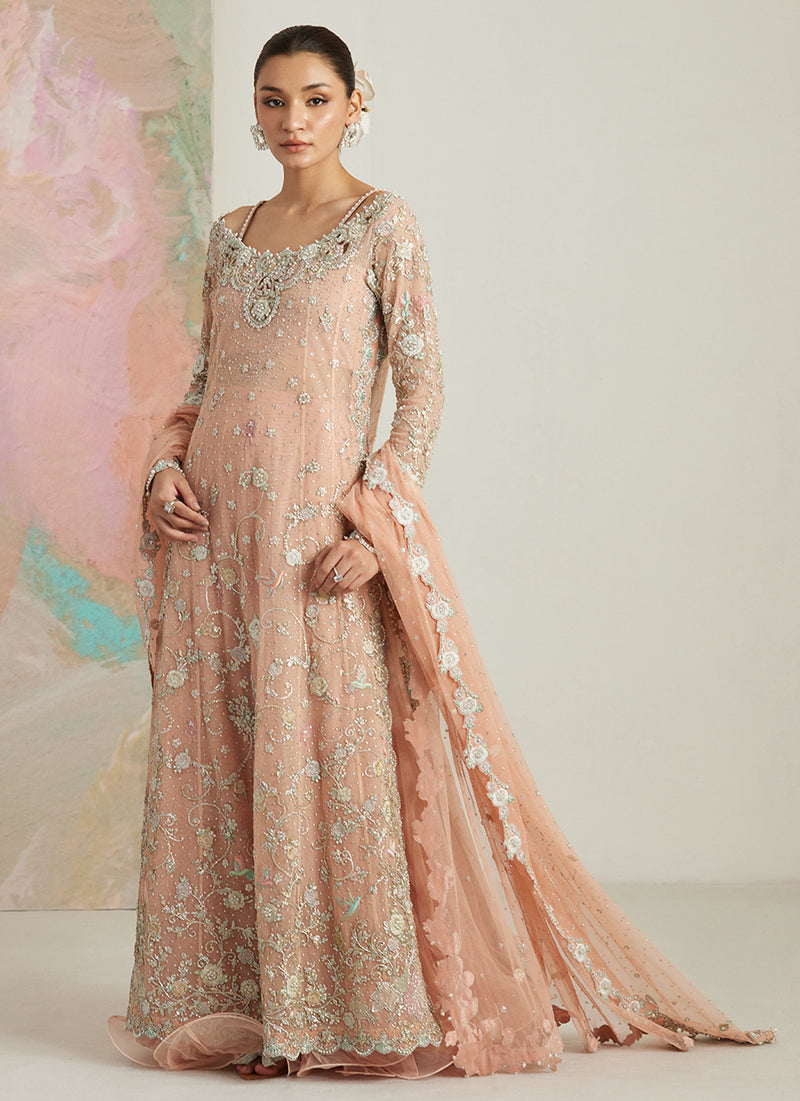 Larissa Paneled Shirt And Lehnga