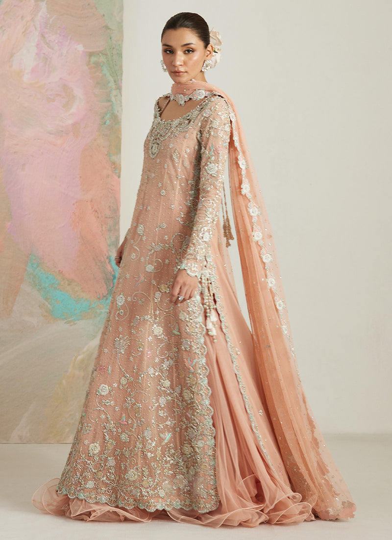 Larissa Paneled Shirt And Lehnga