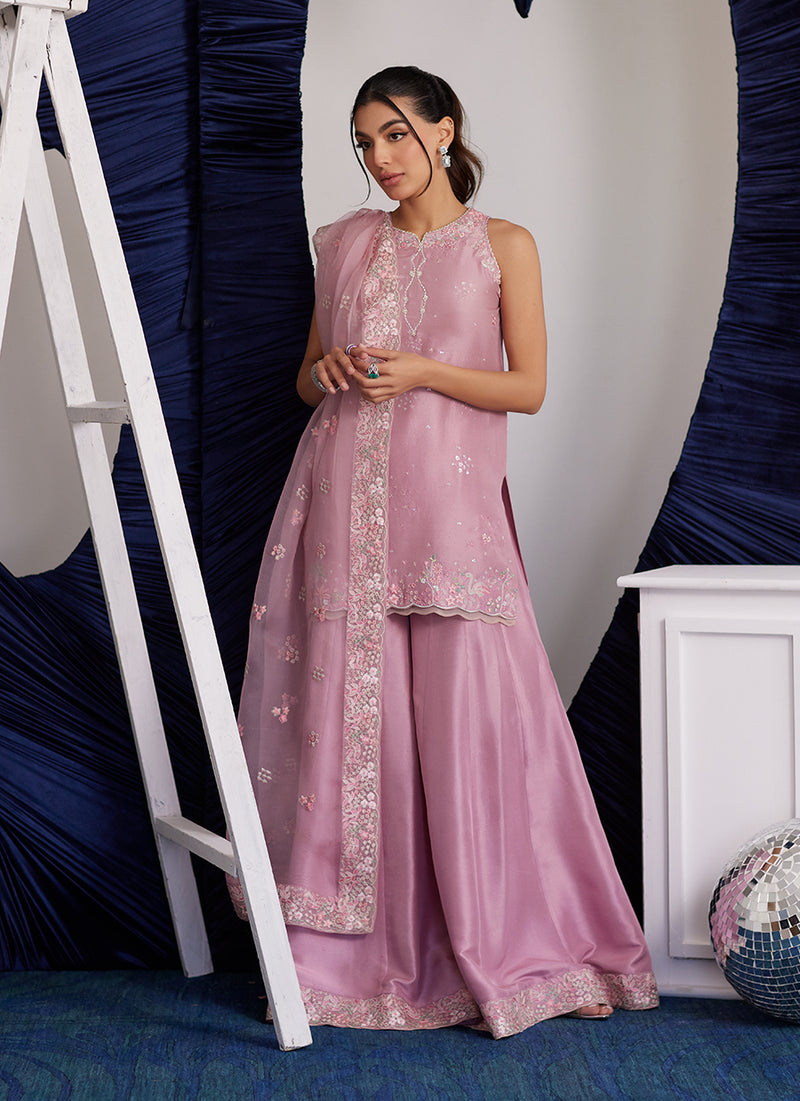 Demi Tea Rose Shirt Dupatta