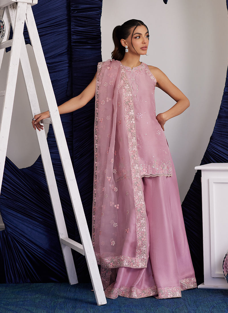 Demi Tea Rose Shirt Dupatta