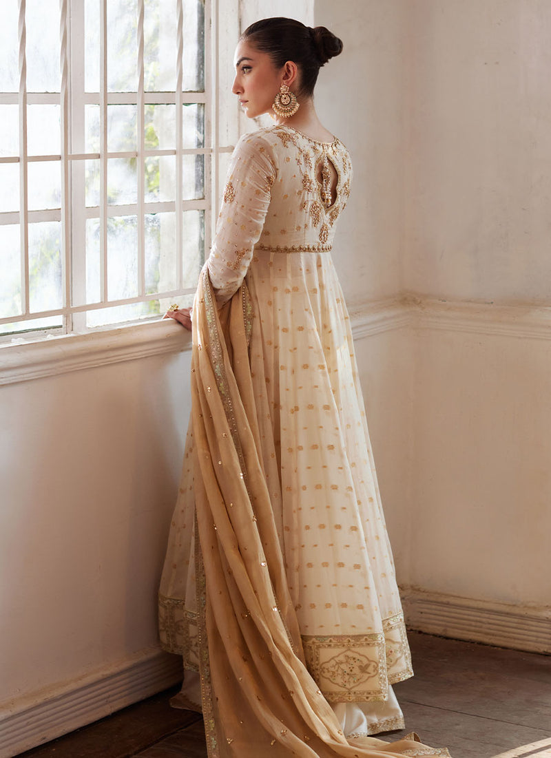 Simee Ivory Kalidaar and Dupatta