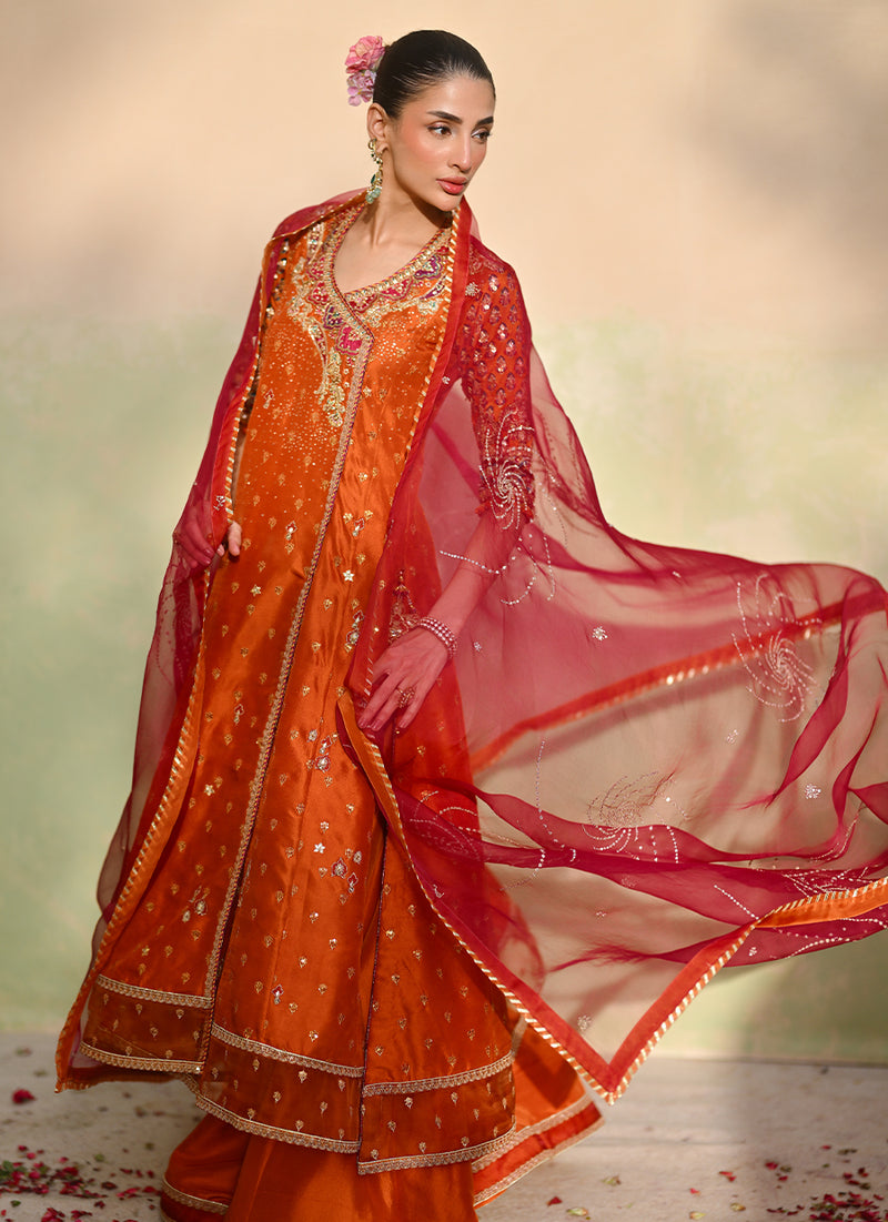 Alicia Rust Angrakha And Dupatta