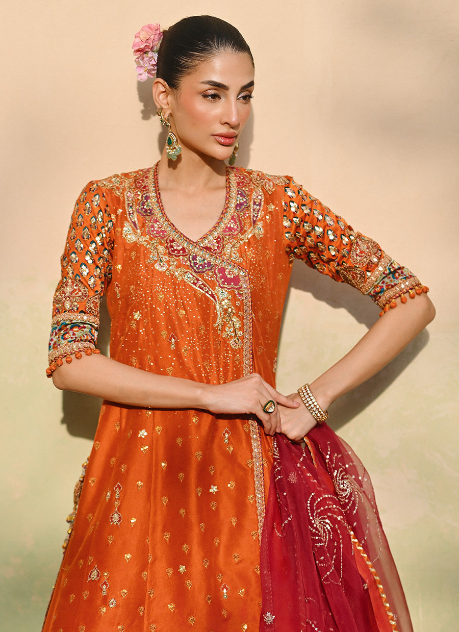 Alicia Rust Angrakha And Dupatta