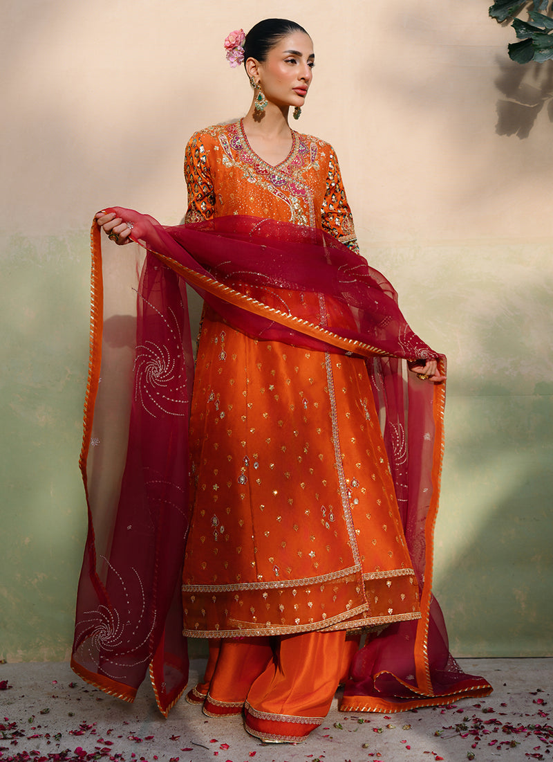 Alicia Rust Angrakha And Dupatta