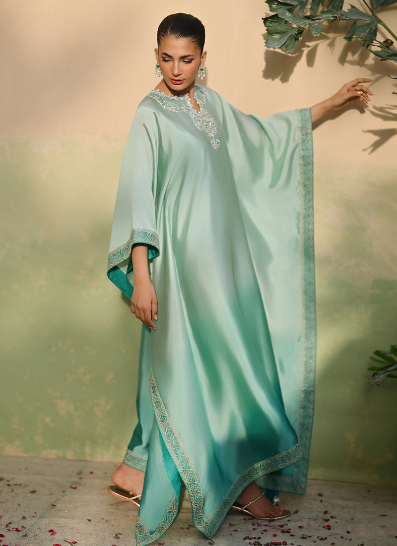 Morena Mint Green Kaftan