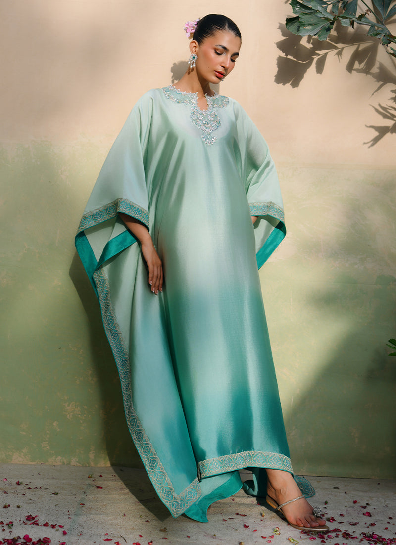Morena Mint Green Kaftan