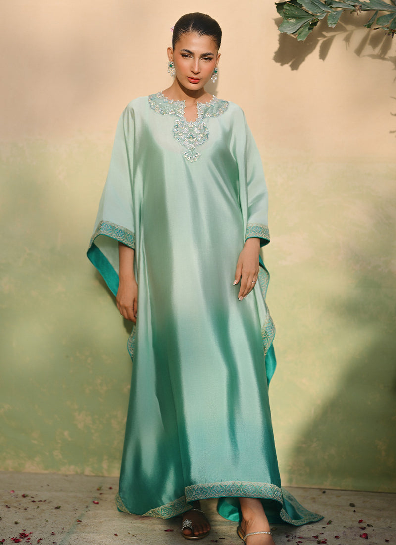 Morena Mint Green Kaftan