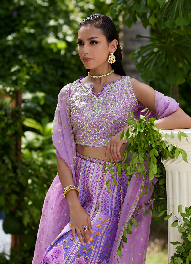 Ferazia Embellished Lehenga Choli and Dupatta