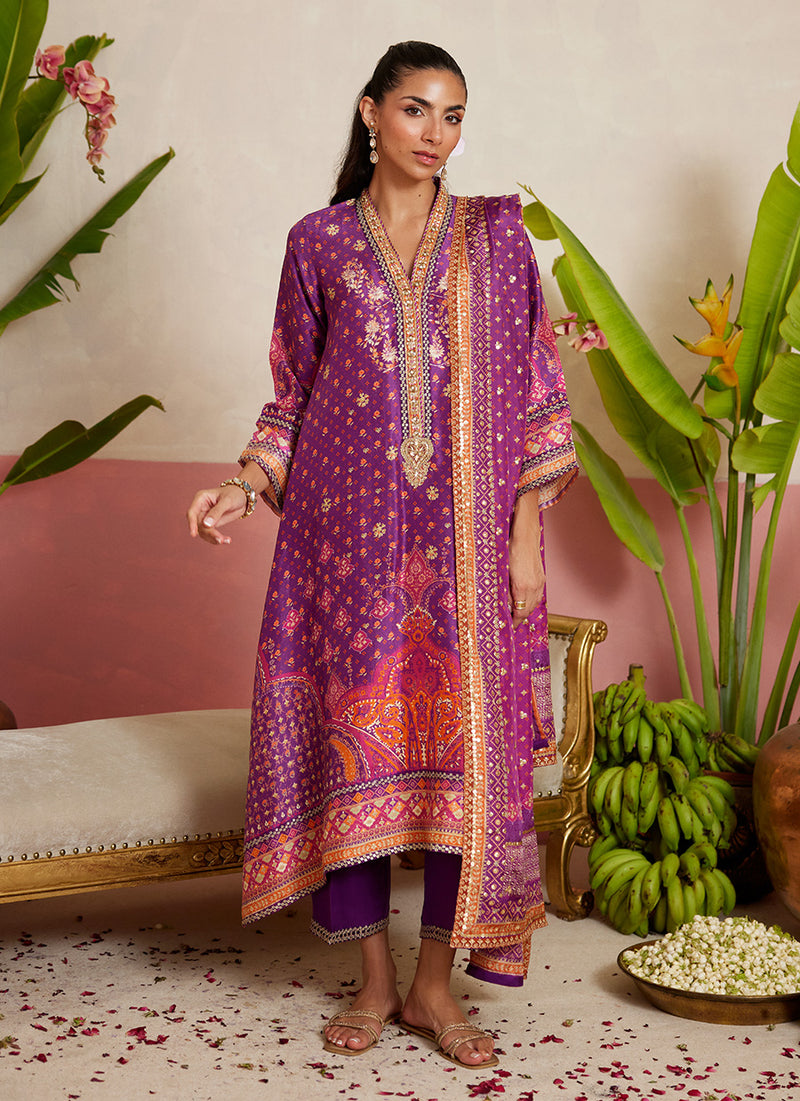 Jemaima Shirt And Dupatta
