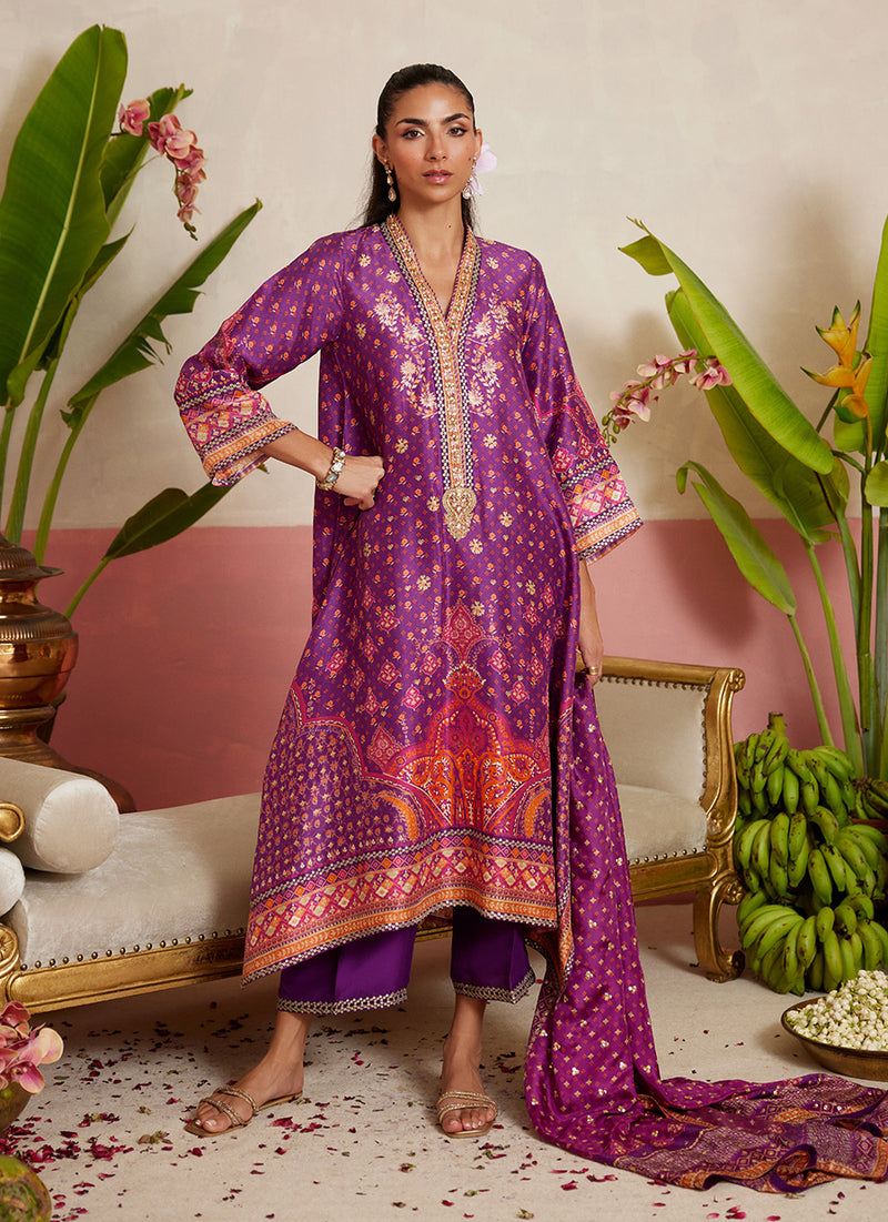 Jemaima Shirt And Dupatta