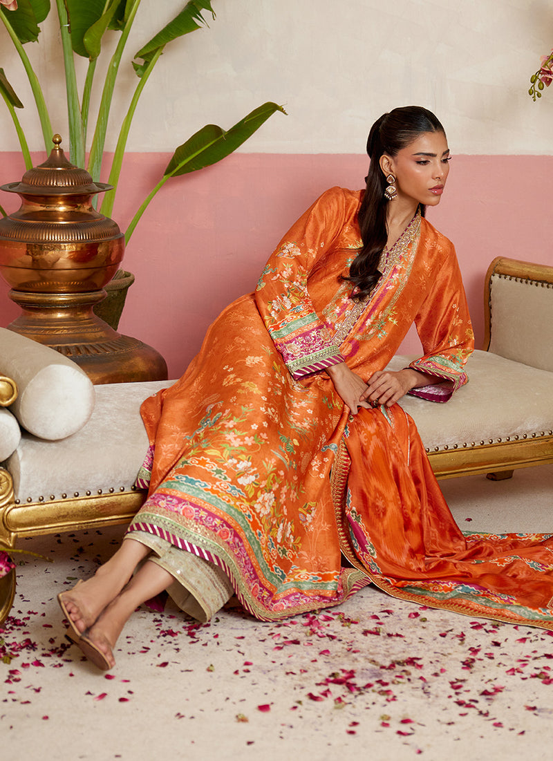 Helania Shirt And Dupatta