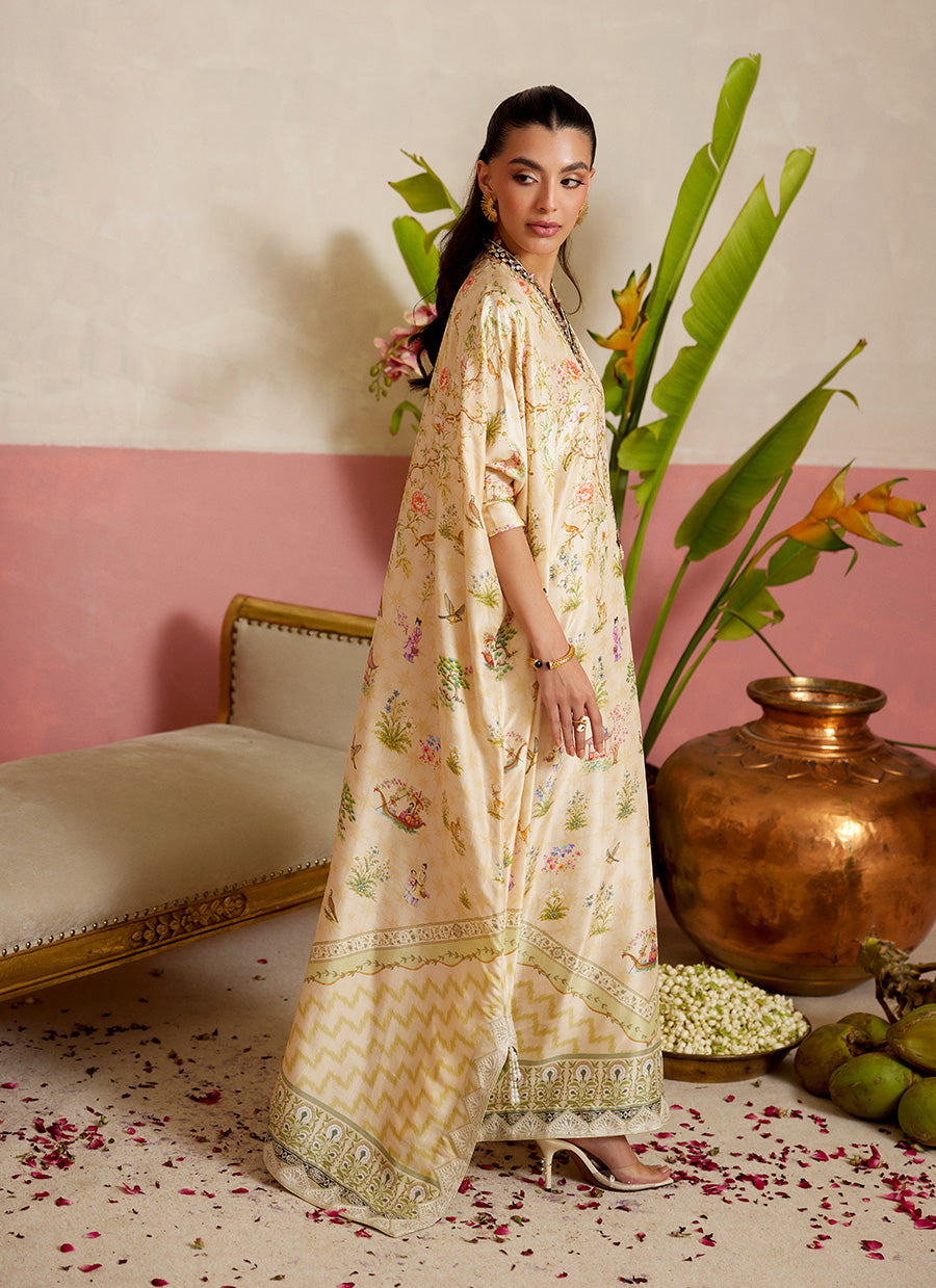 Daine Cream Kaftan