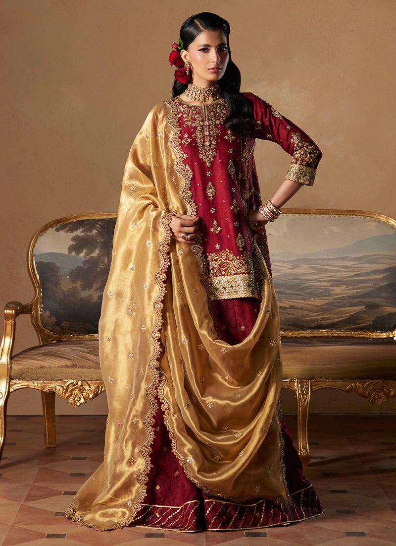 Alice Peplum With Flared Dhaka
