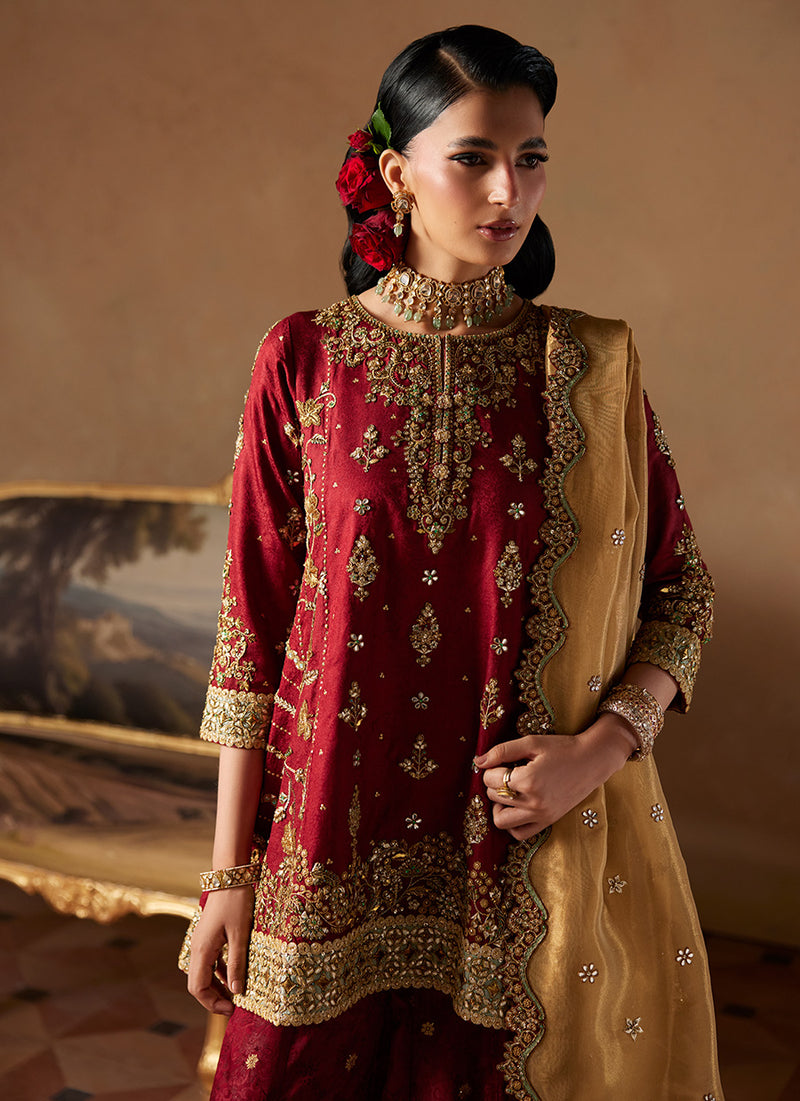 Alice Peplum With Flared Dhaka