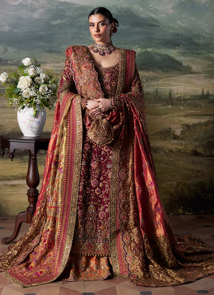 Katie Maroon Bridal