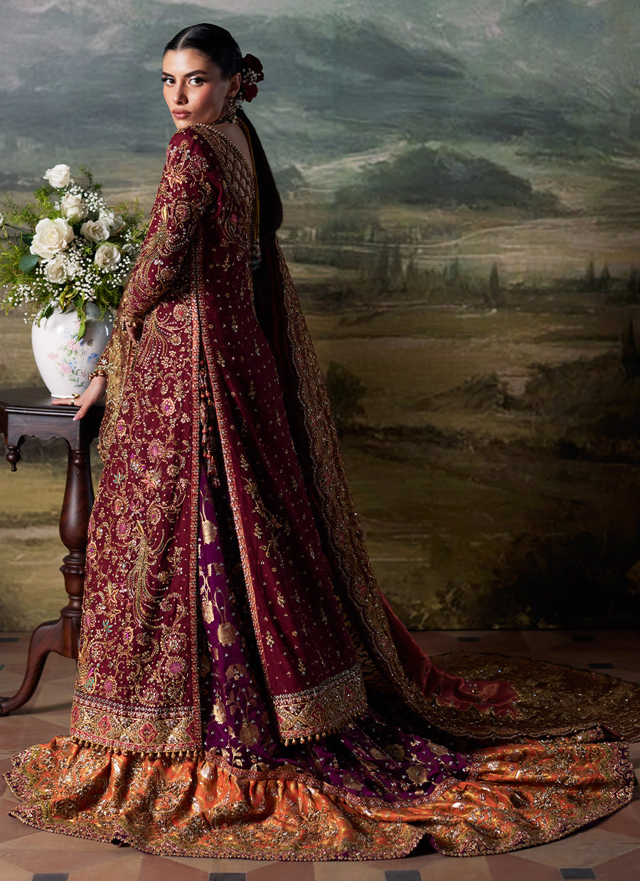 Katie Maroon Bridal