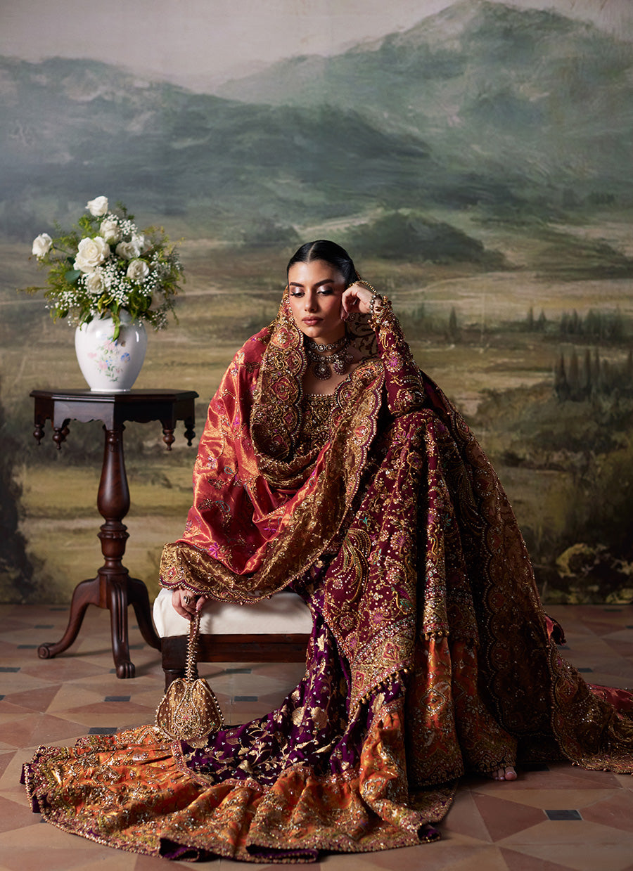 Katie Maroon Bridal